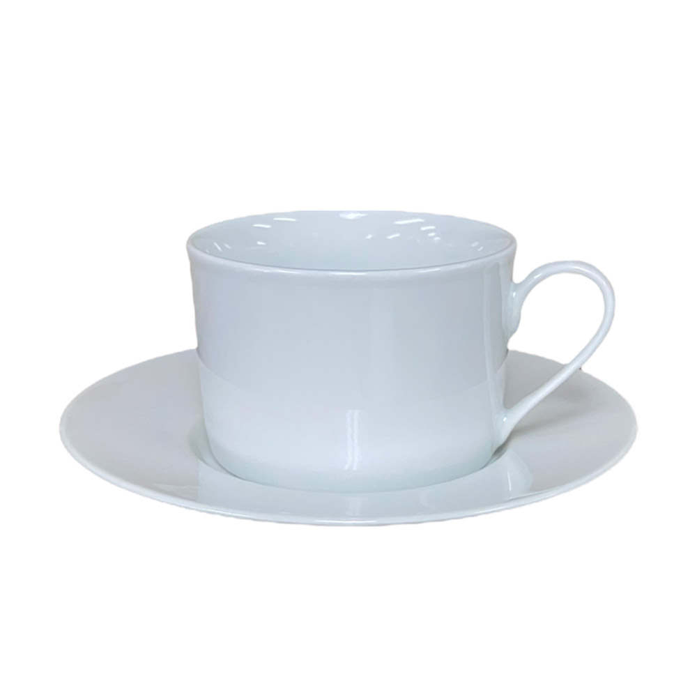 White Cup & Saucer